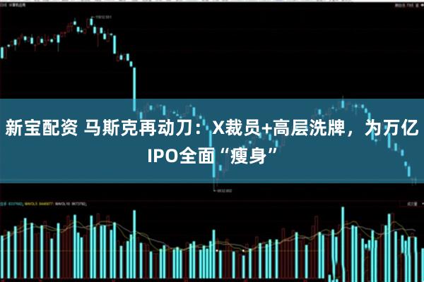 新宝配资 马斯克再动刀：X裁员+高层洗牌，为万亿IPO全面“瘦身”
